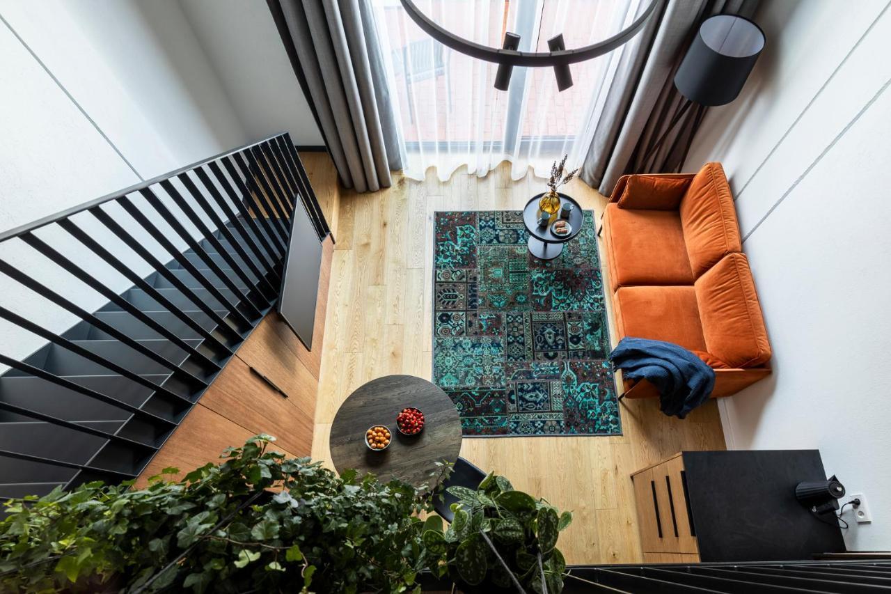 Appartamento Stylish Loft With Terrace Paupys, Old Town VNO Esterno foto